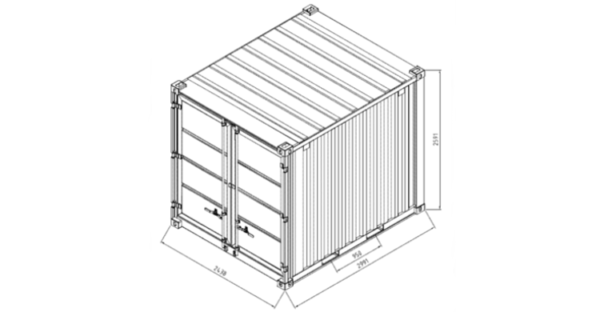 Container 10 Pieds Neuf – Image 2